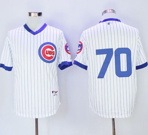 Cubs #70 Joe Maddon White 1988 Turn Back The Clock Stitched MLB Jersey - Click Image to Close